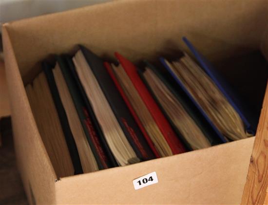 6 albums of all world stamps